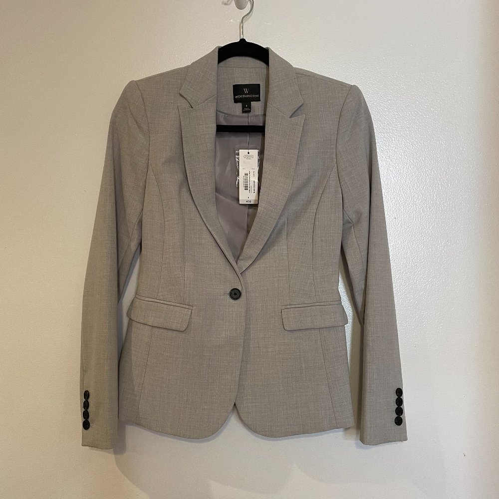 Light Grey Blazer - New With Tags